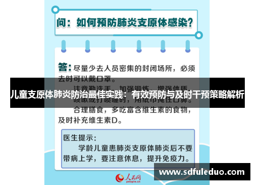 儿童支原体肺炎防治最佳实践：有效预防与及时干预策略解析